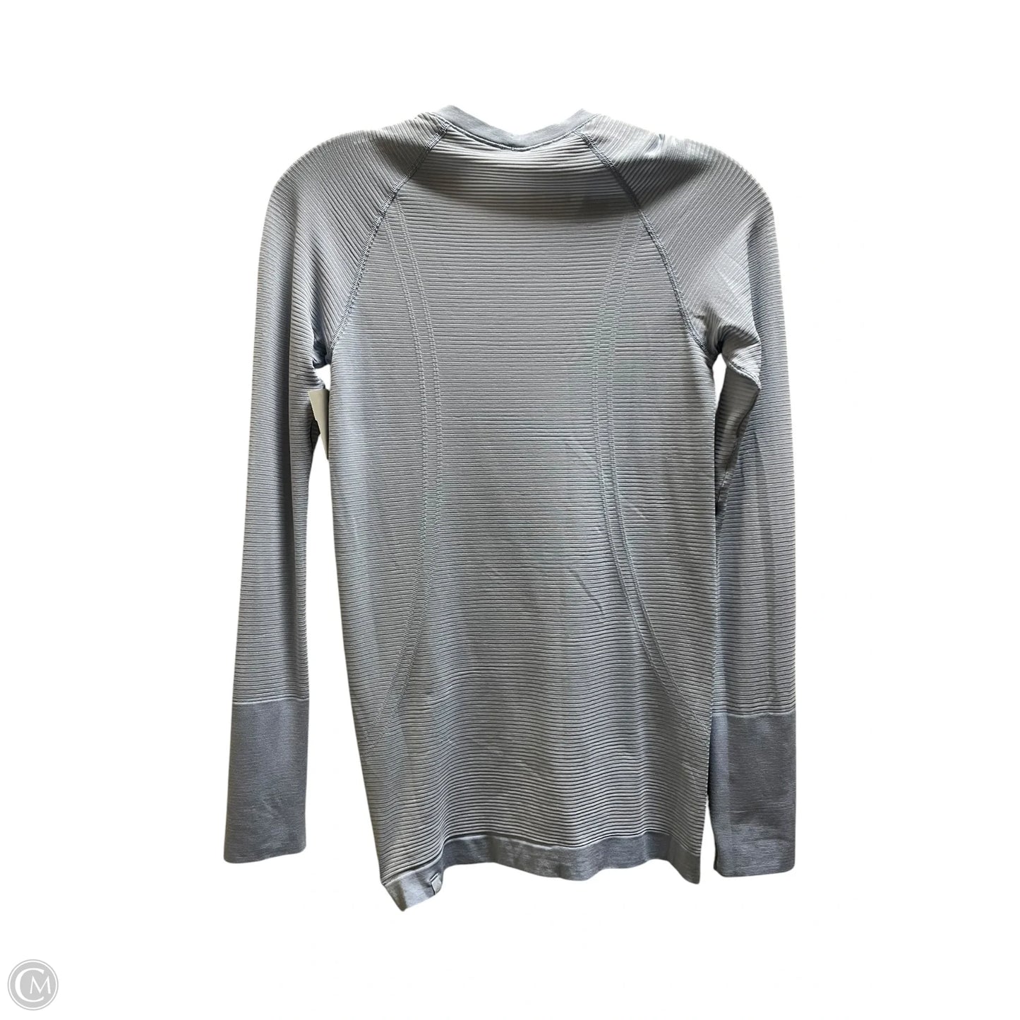 Athletic Top Long Sleeve Crewneck By Lululemon In Blue, Size: 4
