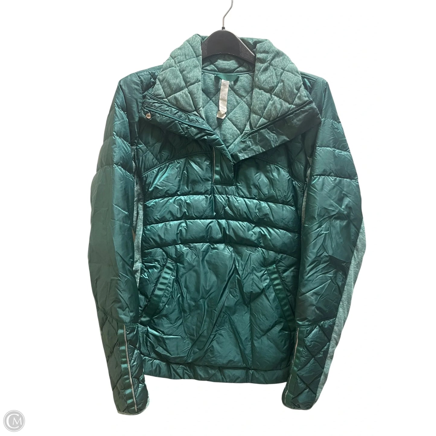 Jacket Puffer & Quilted By Lululemon In Green, Size: 8