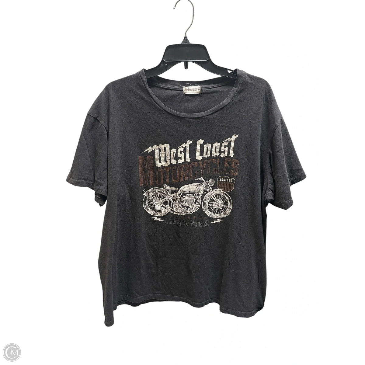 Top Short Sleeve By Altard State In Black, Size: L