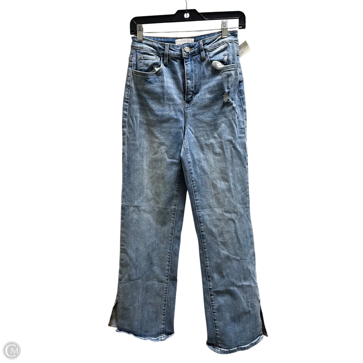 Jeans Straight By Vervet In Blue Denim, Size: 26