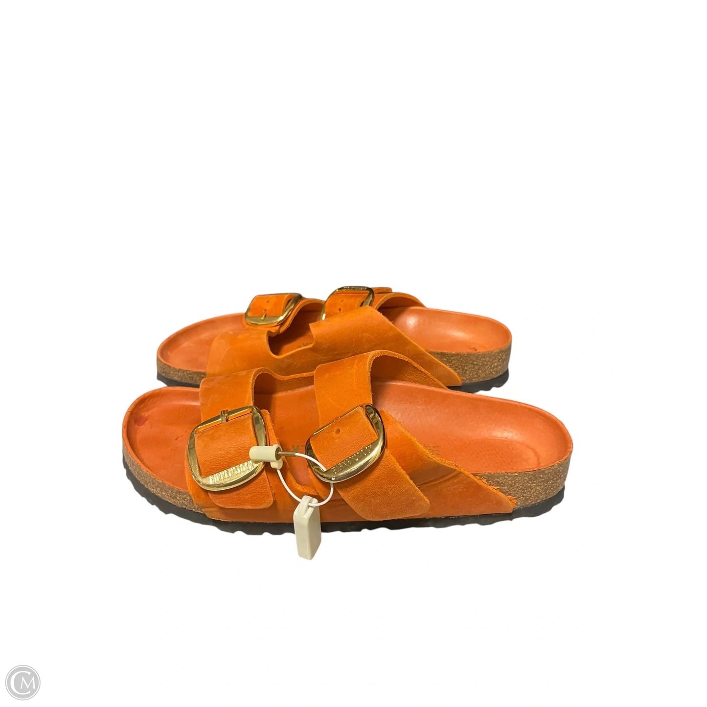 Sandals Flats By Birkenstock In Orange, Size: 9