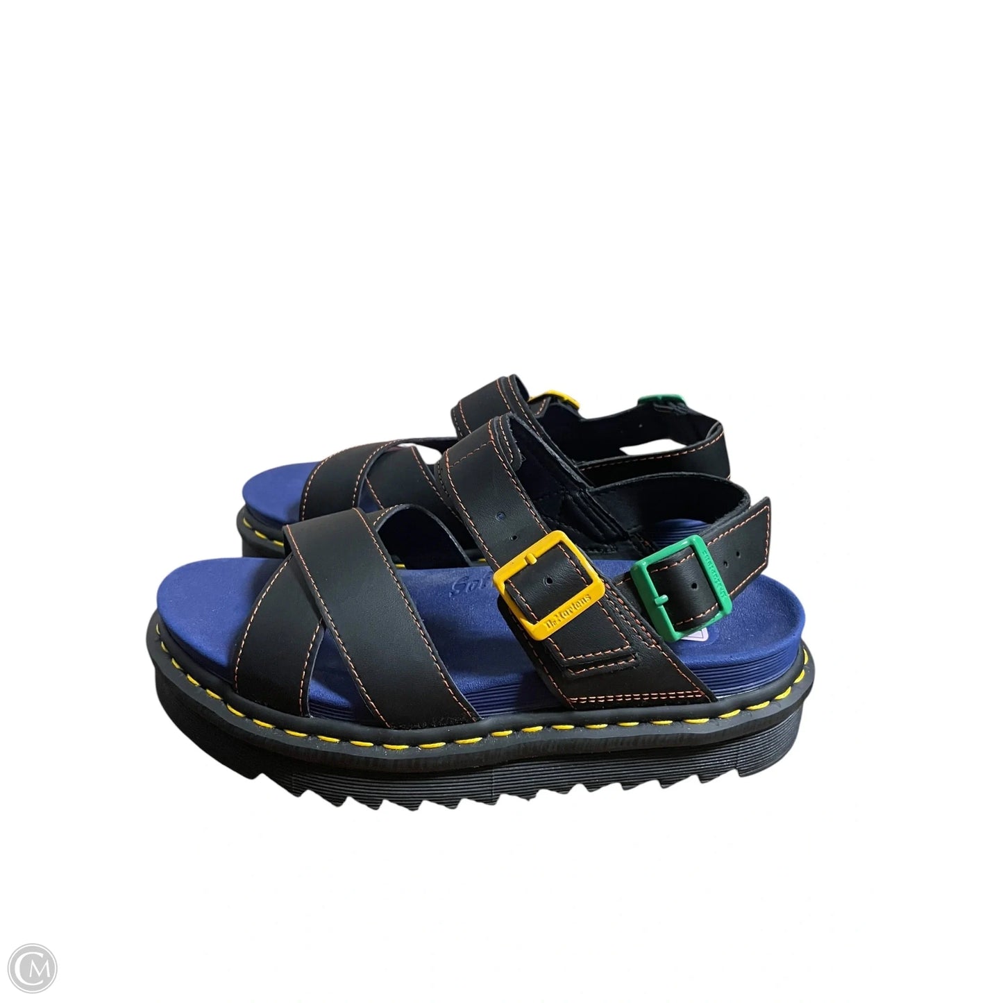 Sandals Designer By Dr Martens In Black, Size: 8