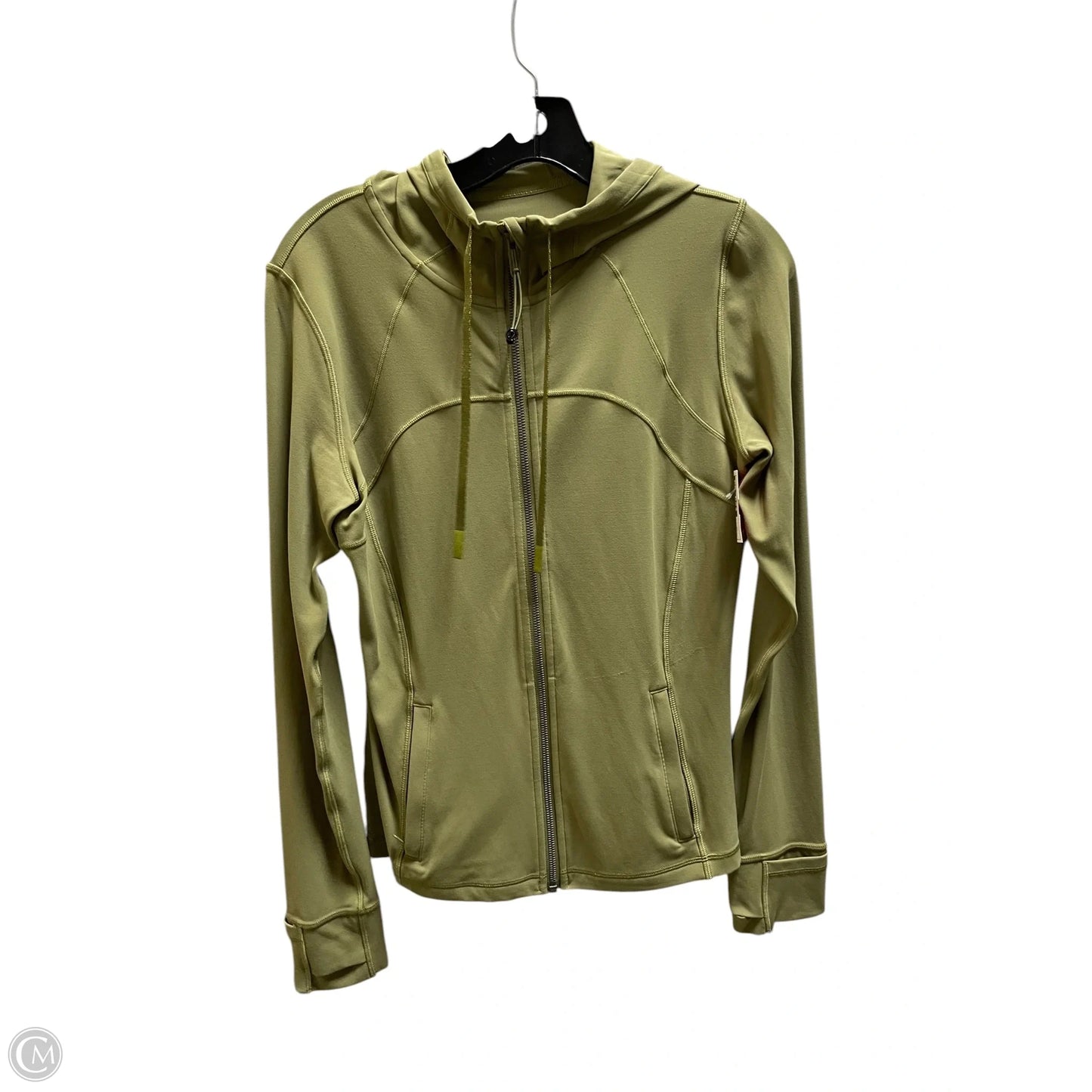Athletic Jacket By Lululemon In Green, Size: 10