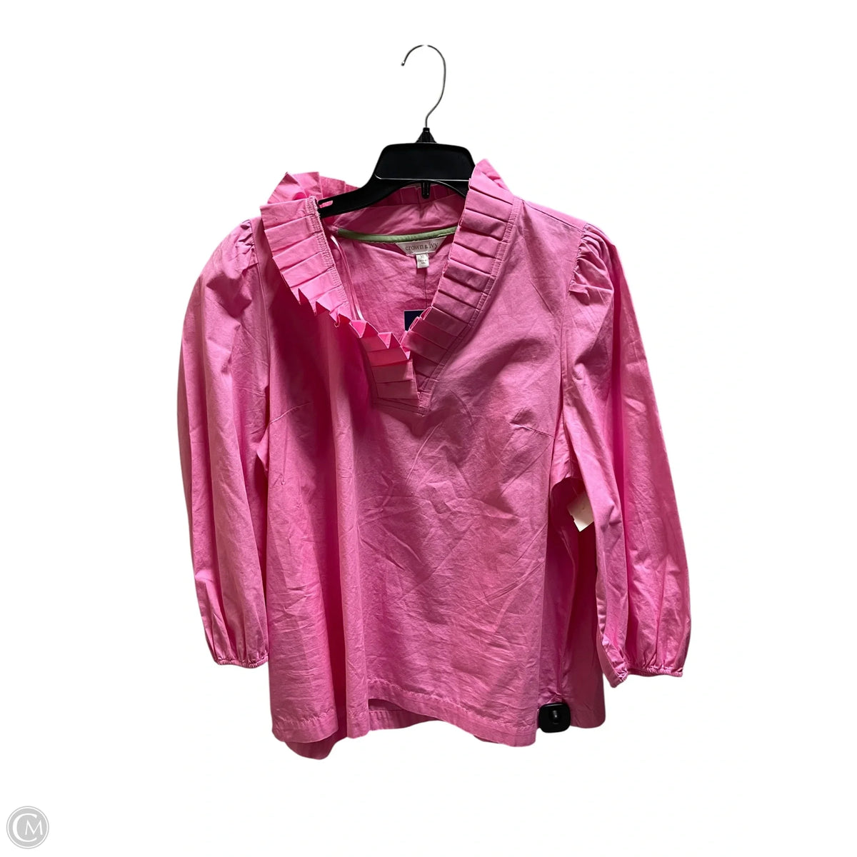 Top Long Sleeve By Crown And Ivy In Pink, Size: Xl