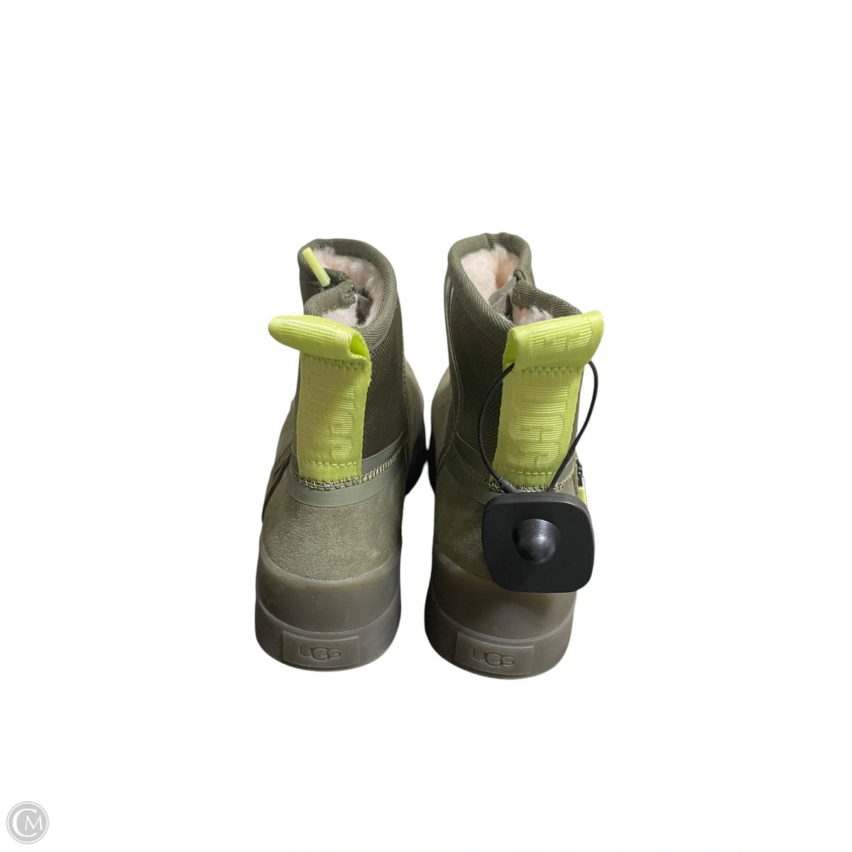 Boots Designer By Ugg In Green, Size: 7