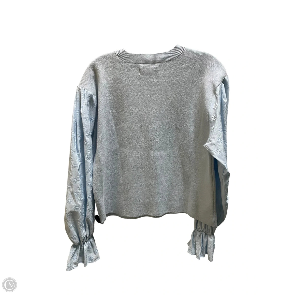 Top Long Sleeve By Anthropologie In Blue, Size: M