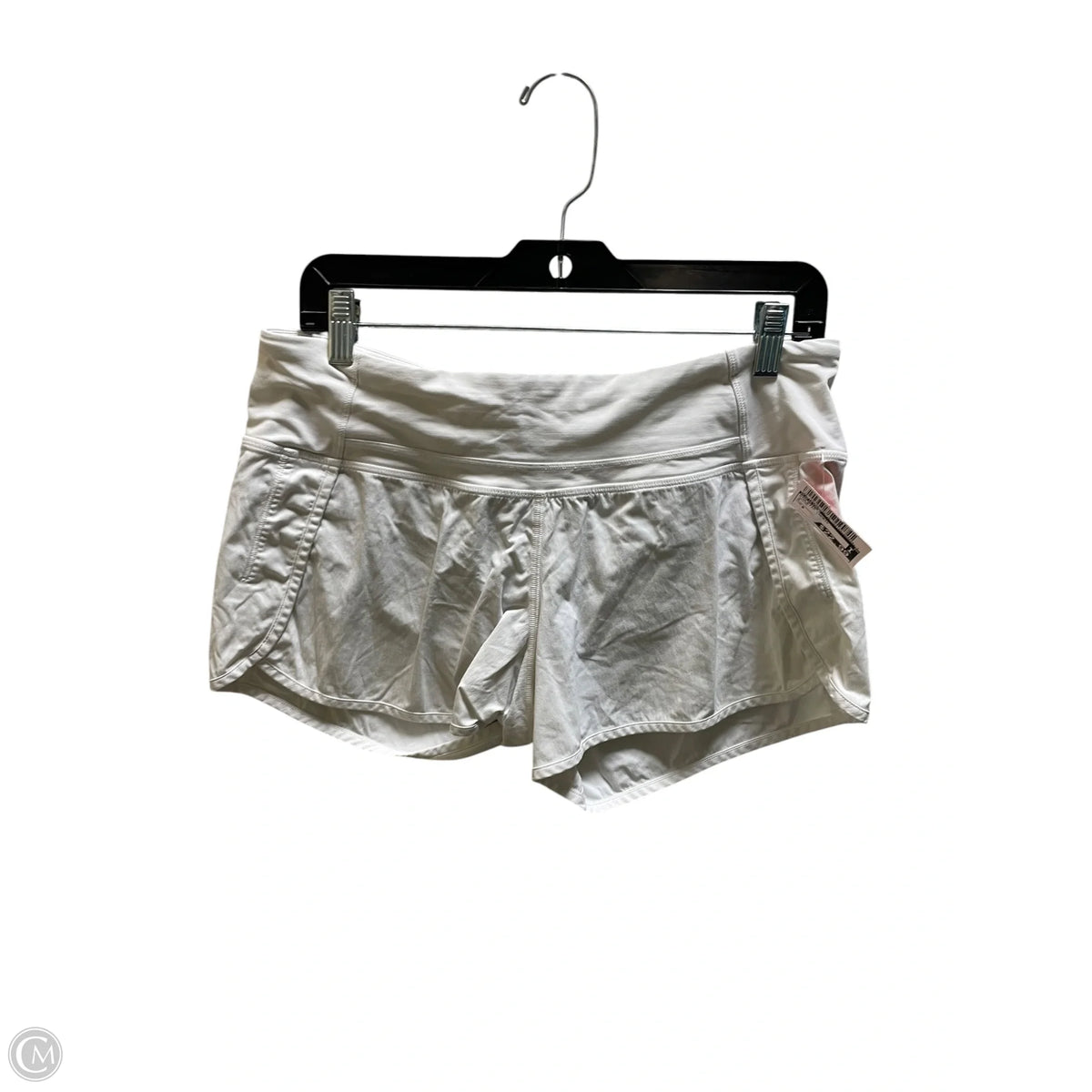 Athletic Shorts By Lululemon In White, Size: 8