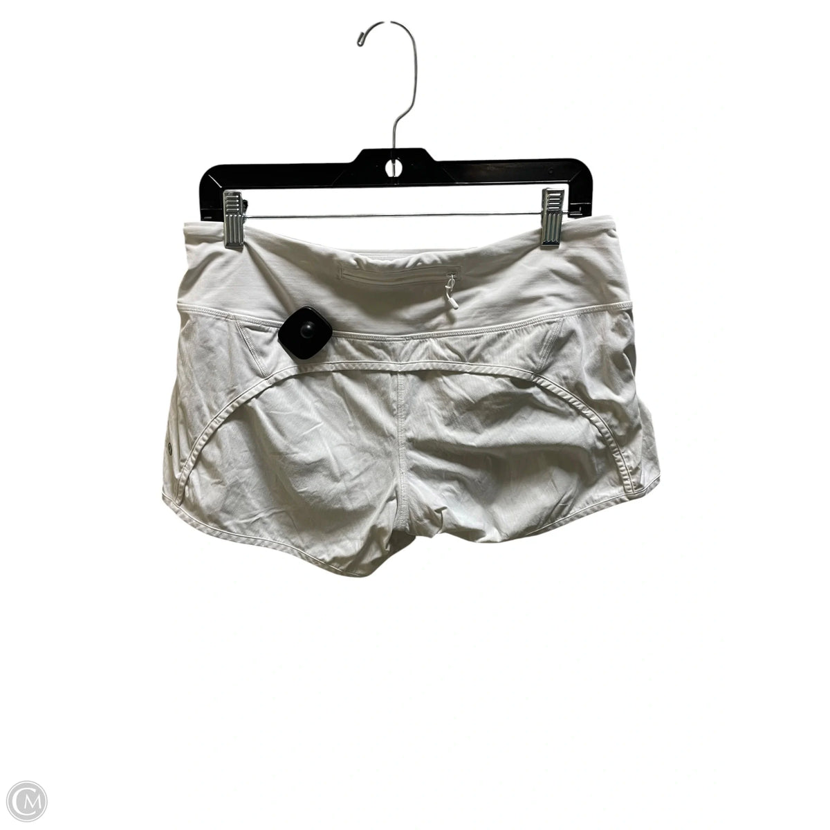 Athletic Shorts By Lululemon In White, Size: 8