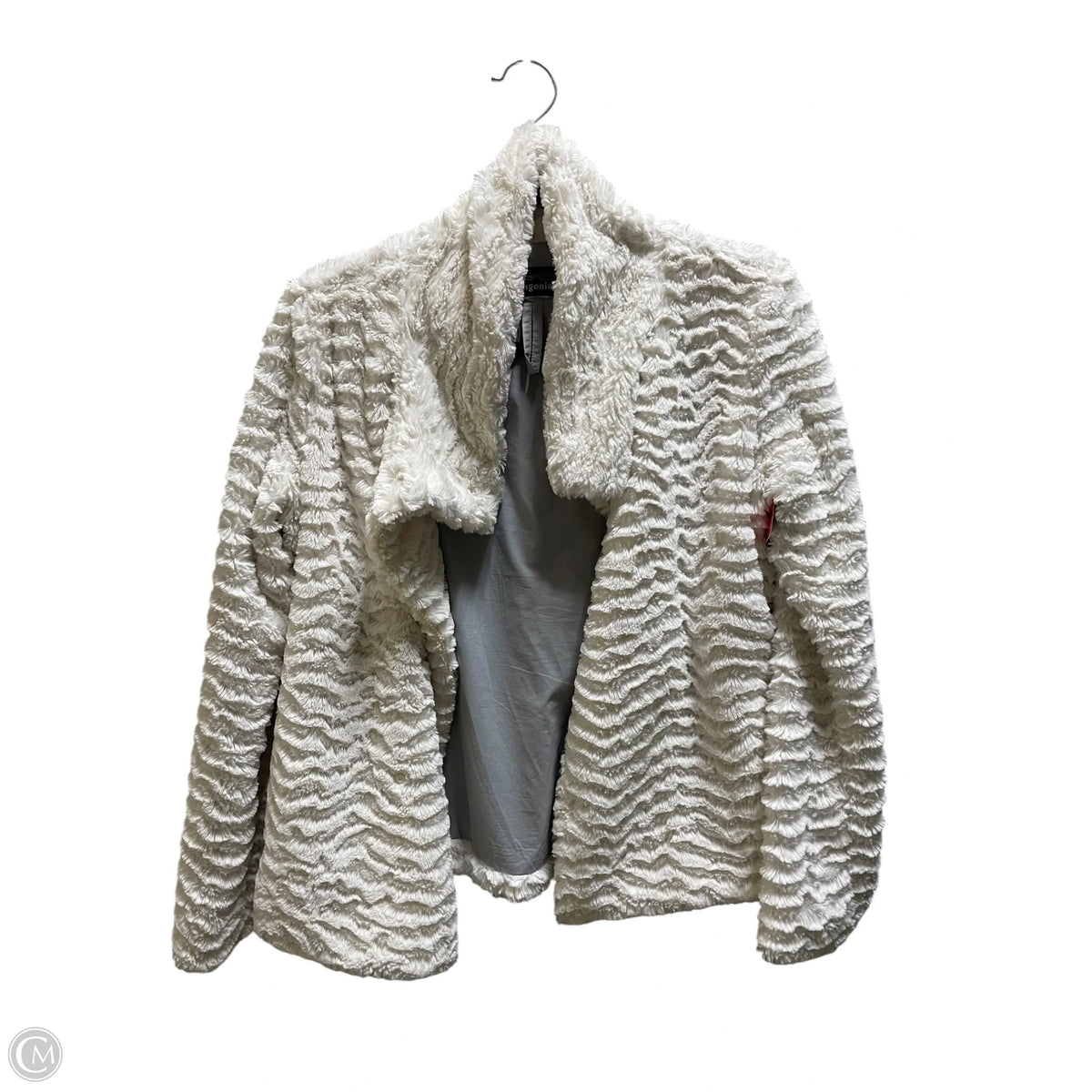 Jacket Faux Fur & Sherpa By Patagonia In White, Size: M
