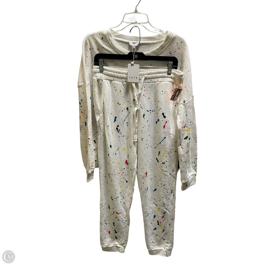 Pants Set 2pc By Fate In White, Size: M