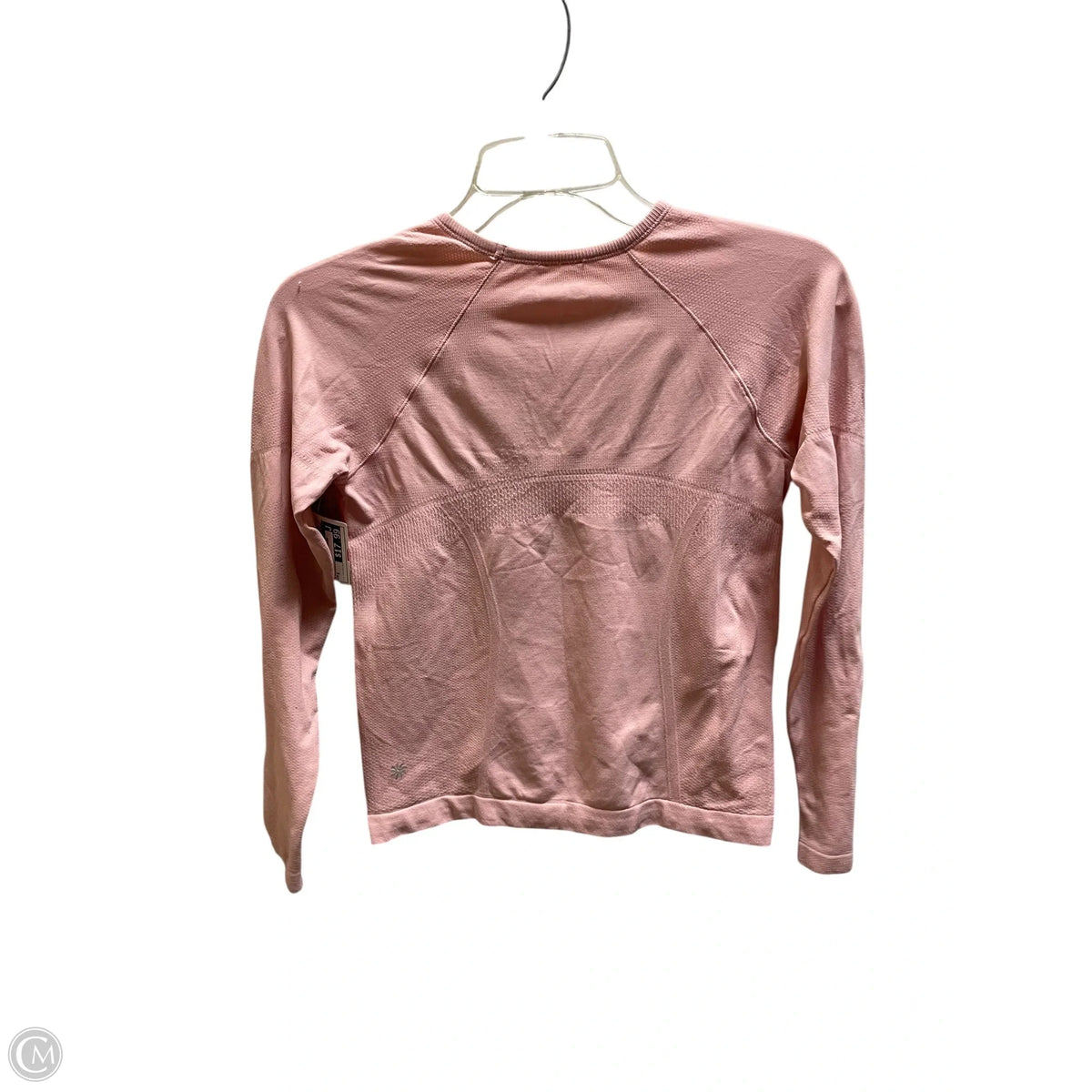 Athletic Top Long Sleeve Collar By Athleta In Pink, Size: S