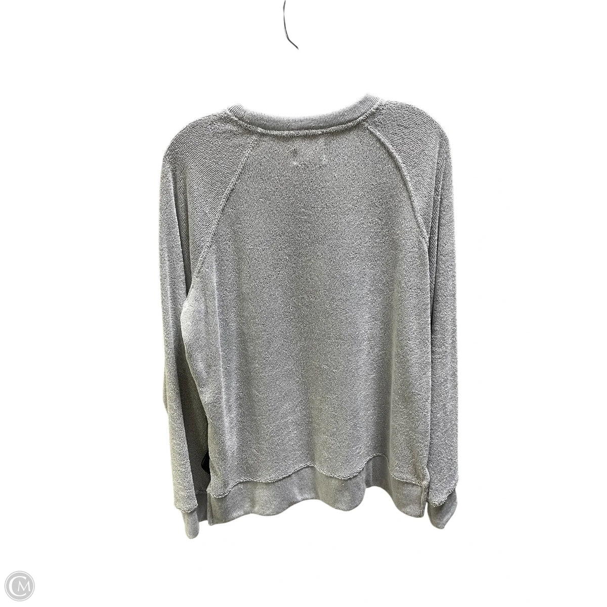 Top Long Sleeve By Thread And Supply In Grey, Size: S
