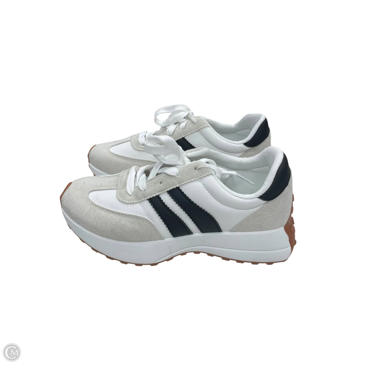 Shoes Sneakers By Clothes Mentor In White, Size: 9.5