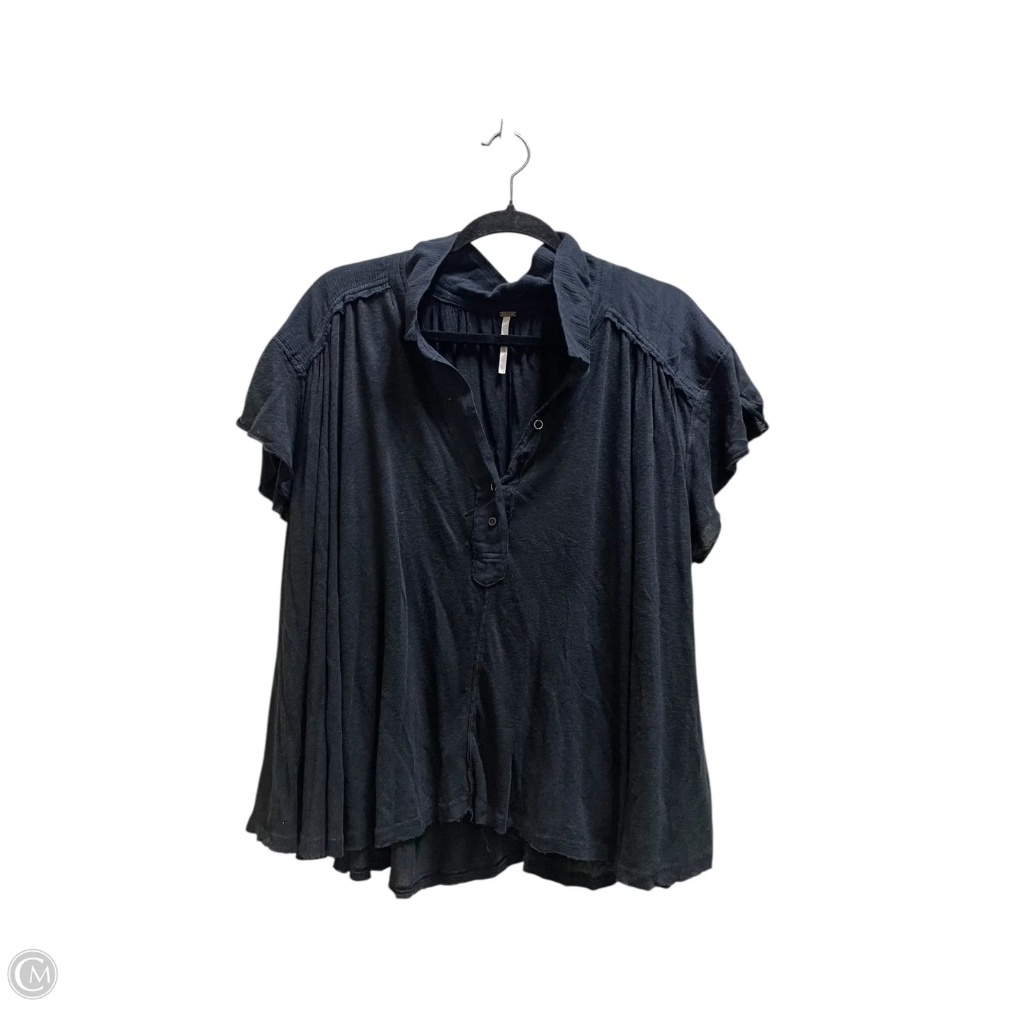 Top Long Sleeve By Free People In Black, Size: M