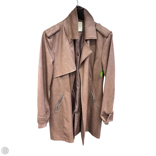 Coat Leather By Bagatelle In Brown, Size: M