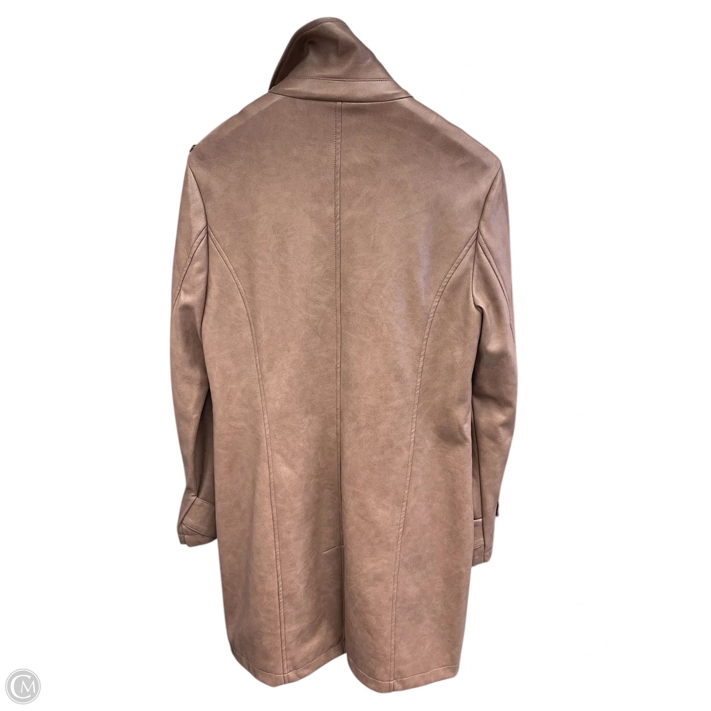 Coat Leather By Bagatelle In Brown, Size: M