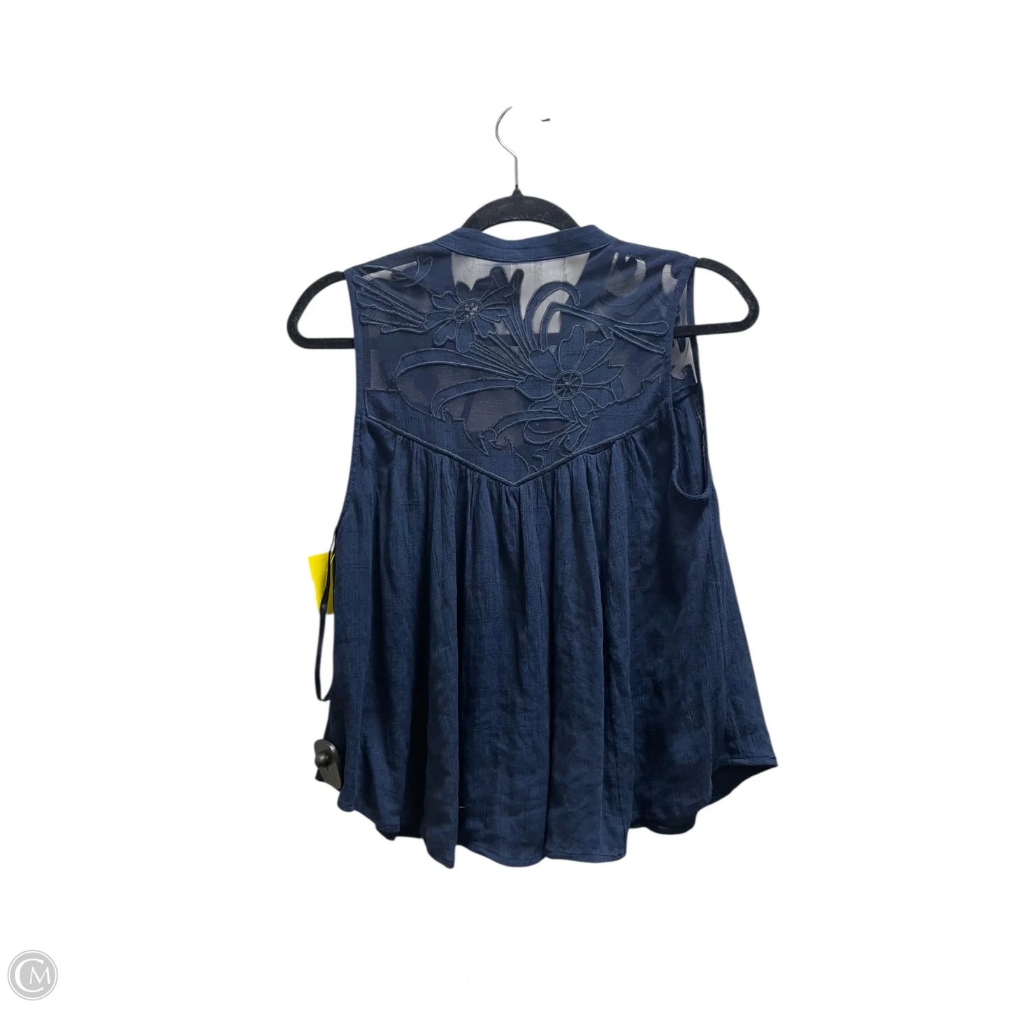 Top Sleeveless By Free People In Navy, Size: Xs