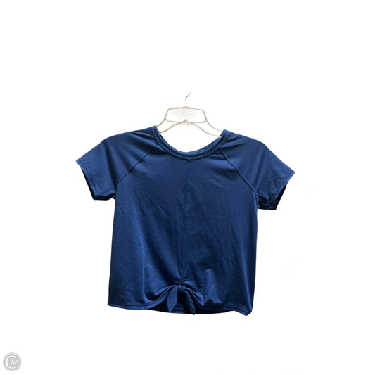 Top Short Sleeve Designer By Lilly Pulitzer In Blue, Size: Xl