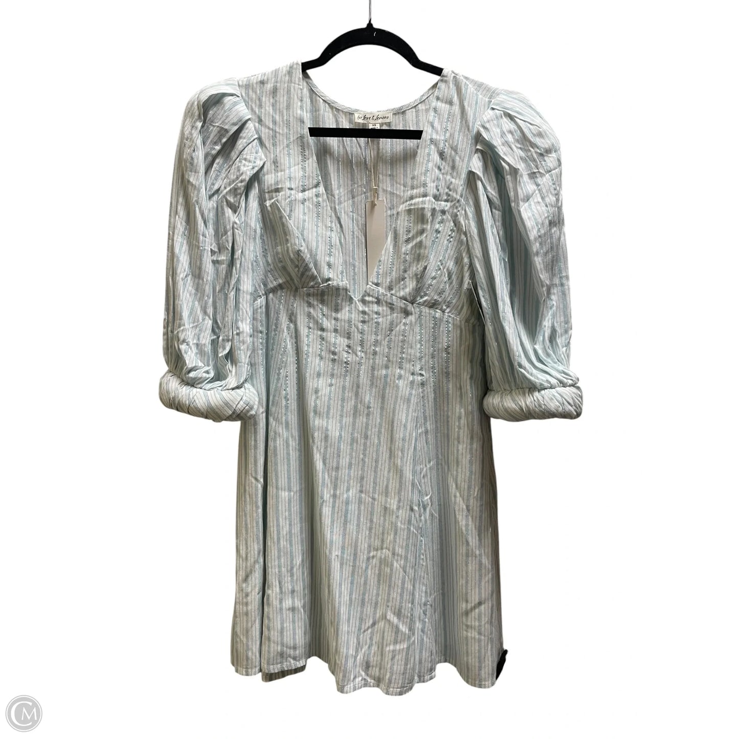 Dress Casual Short By For Love & Lemons In Blue, Size: Xs