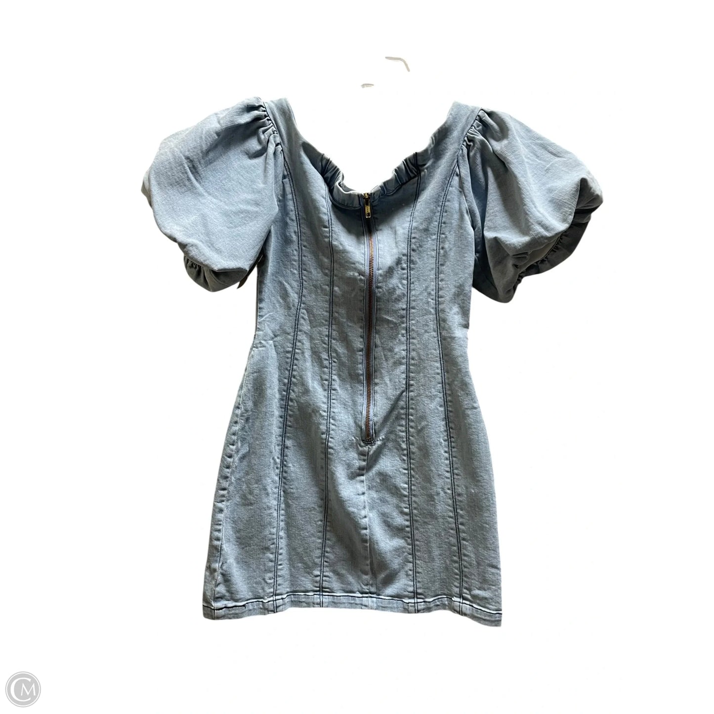 Dress Casual Short By Clothes Mentor In Blue Denim, Size: Xs