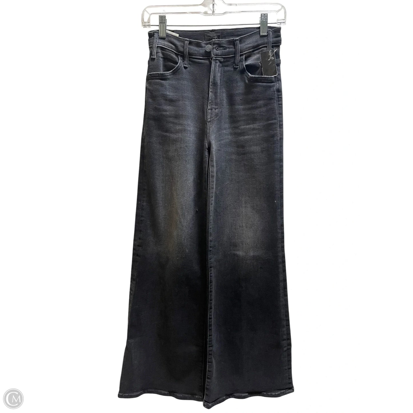 Jeans Boot Cut By Mother In Black Denim, Size: 0