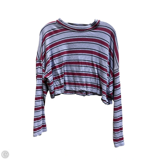 Top Long Sleeve By We The Free In Striped Pattern, Size: Xs