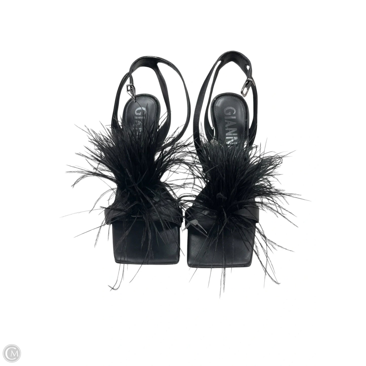 Sandals Heels Kitten By Gianni Bini In Black, Size: 8