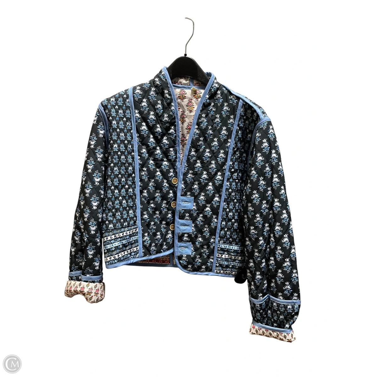 Jacket Other By Clothes Mentor In Floral Print, Size: L