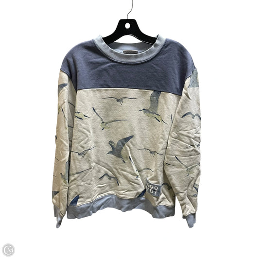 Sweatshirt Crewneck By Clothes Mentor In Blue, Size: M