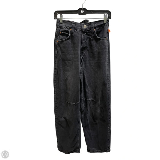 Jeans Wide Leg By Bdg In Black Denim, Size: 0