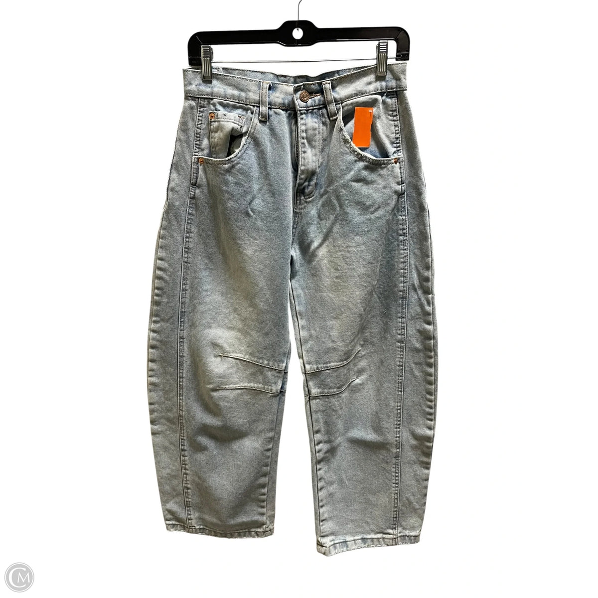 Jeans Wide Leg By Miss Love In Blue Denim, Size: S