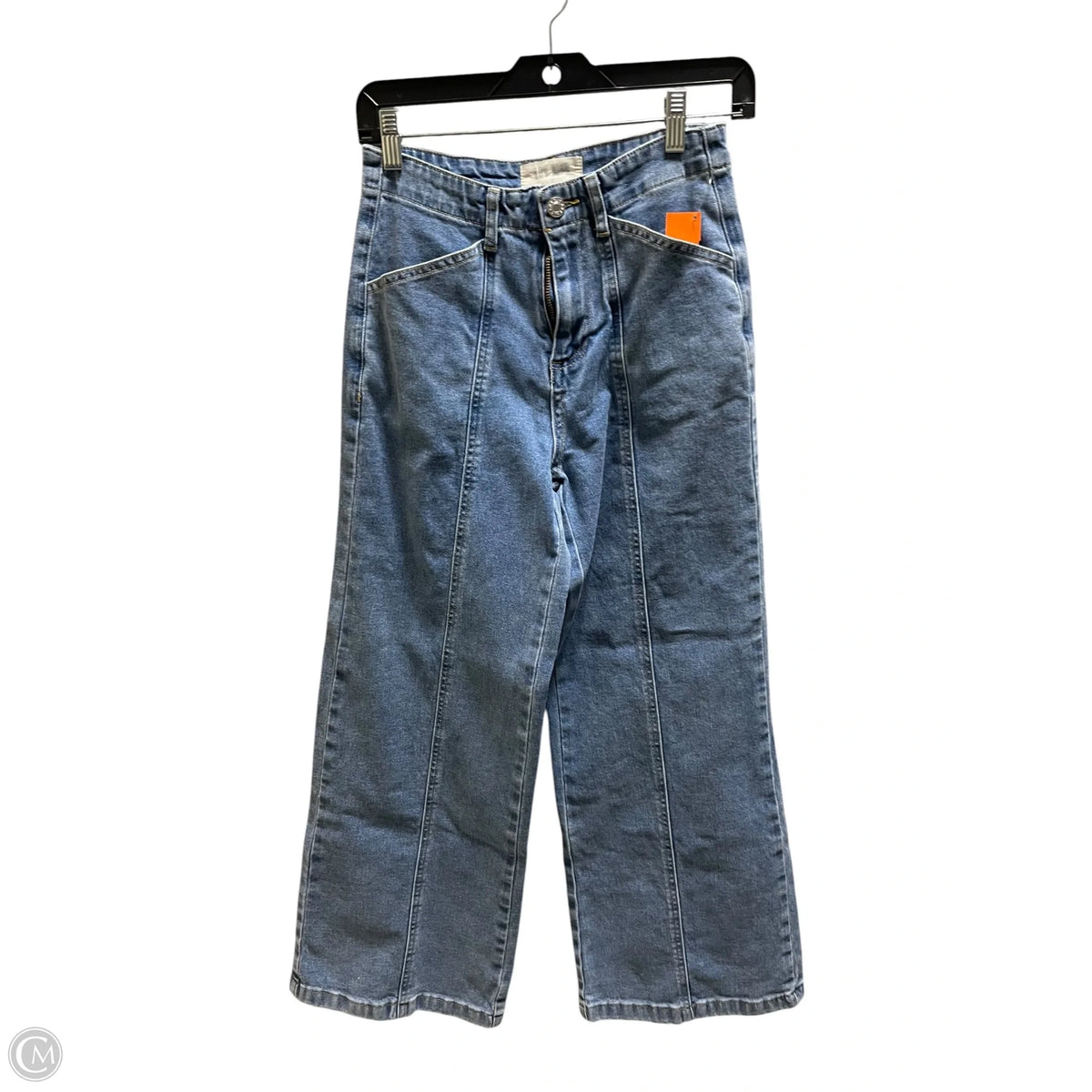 Jeans Wide Leg By Clothes Mentor In Blue Denim, Size: S