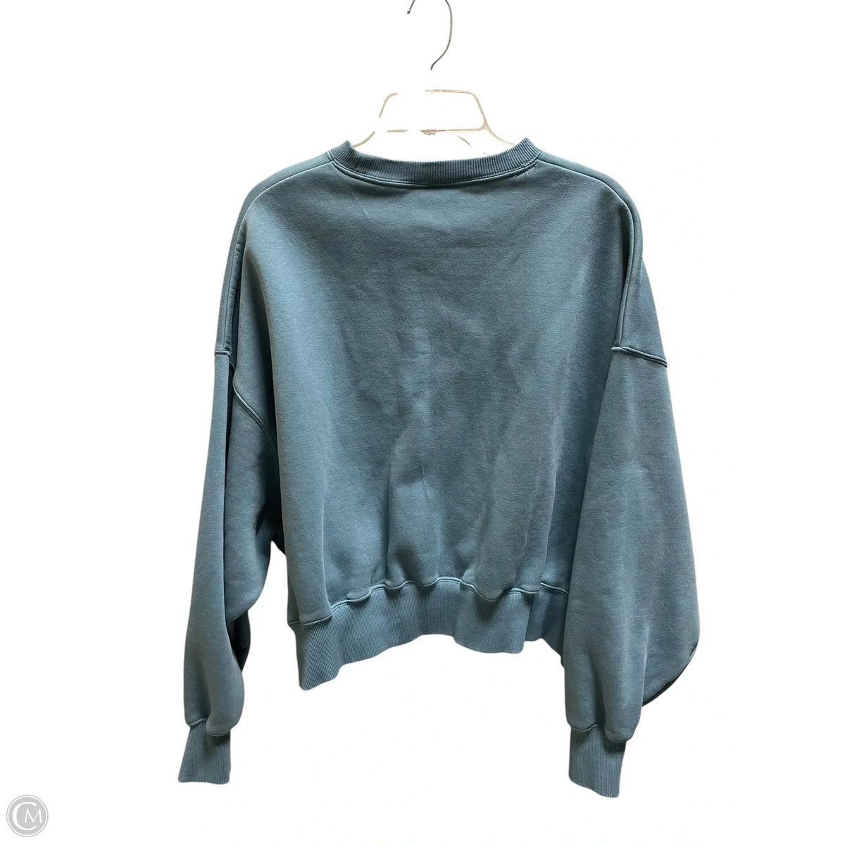 Athletic Sweatshirt Crewneck By Nike Apparel In Blue, Size: M