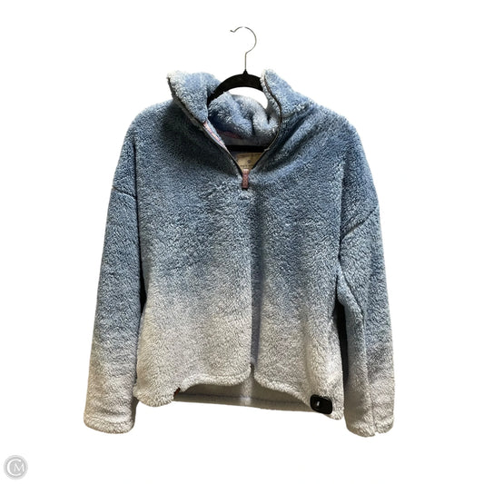 Sweater By Simply Southern In Blue, Size: Xl