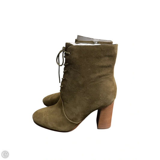 Boots Ankle Heels By Marc Fisher In Green, Size: 8