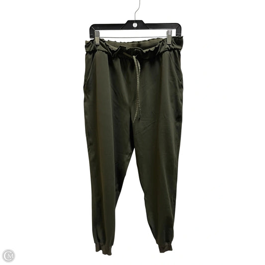 Athletic Pants By Lululemon In Green, Size: 10