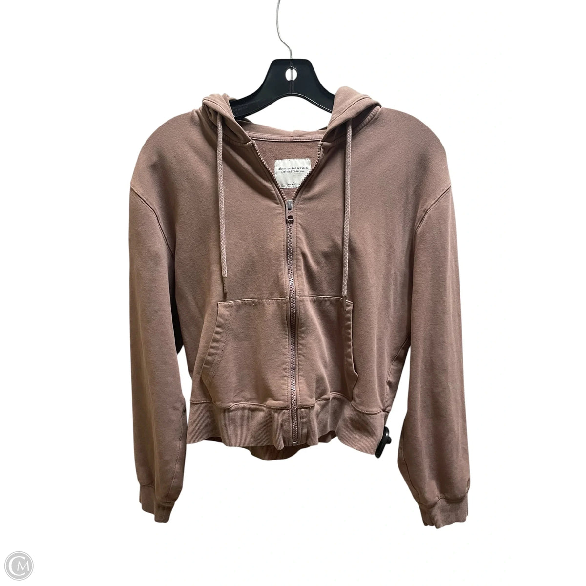Athletic Jacket By Abercrombie And Fitch In Brown, Size: S