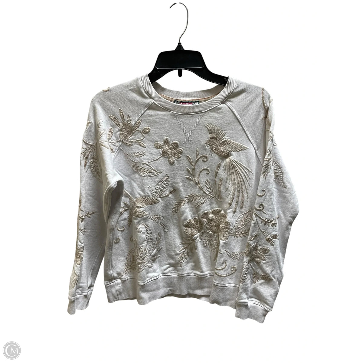 Sweater Designer By Johnny Was In White, Size: S