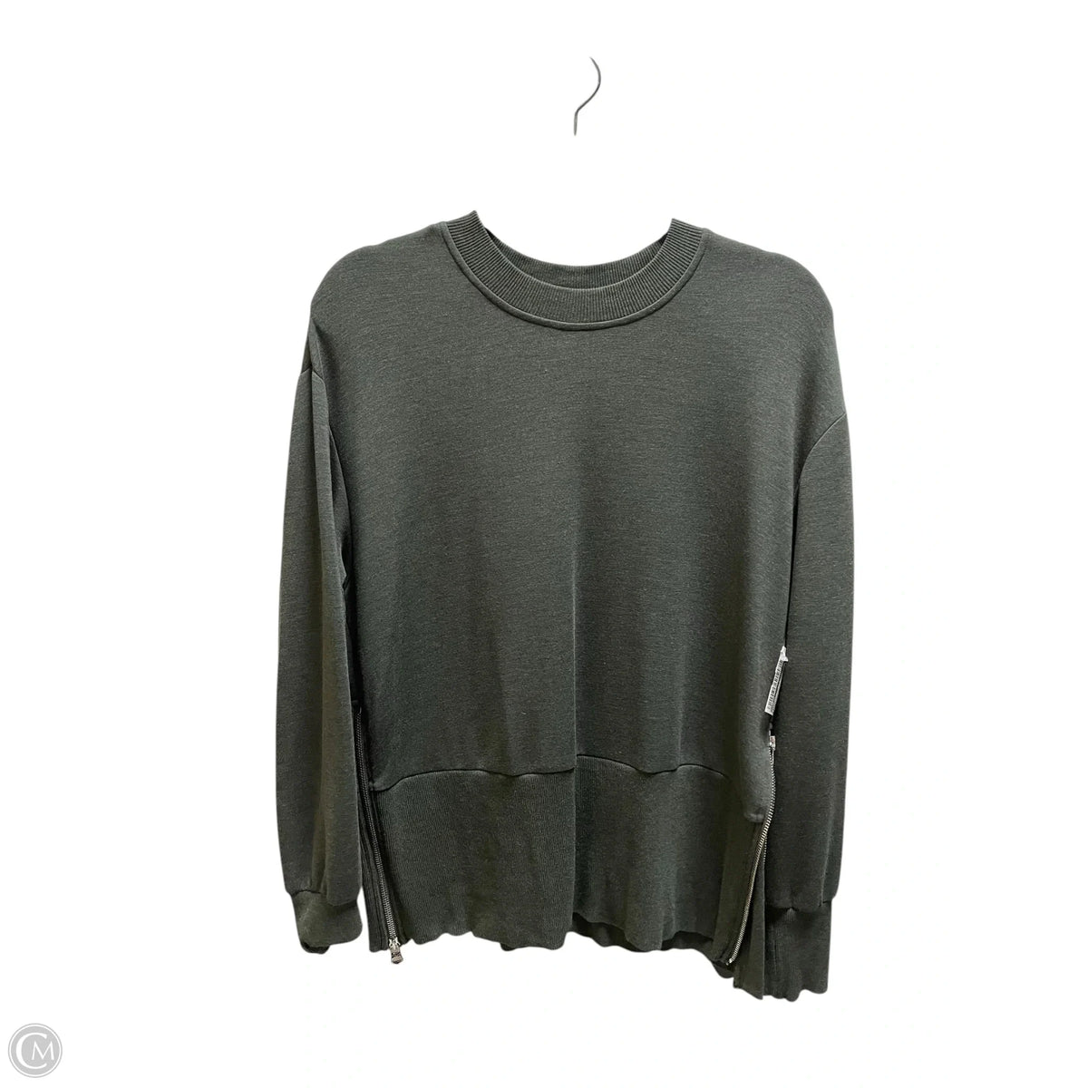 Athletic Top Long Sleeve Crewneck By Varley In Green, Size: S