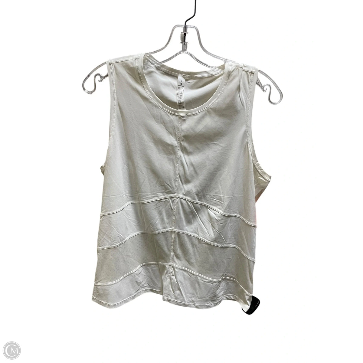 Athletic Tank Top By Lululemon In Cream, Size: 8