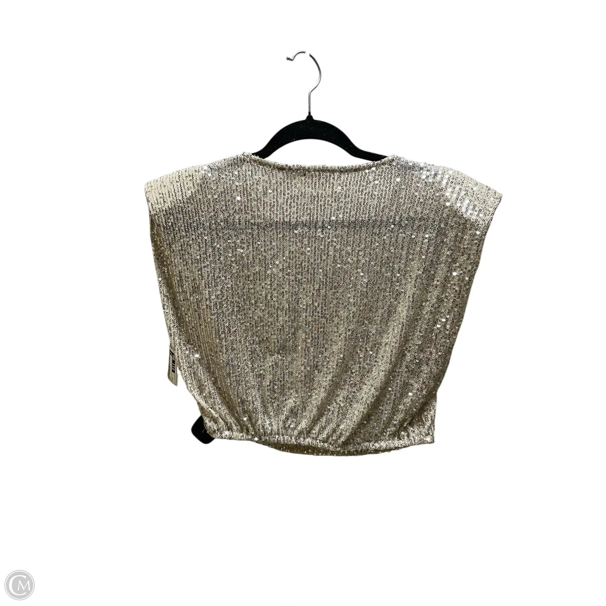 Top Sleeveless By Bucketlist In Gold, Size: M