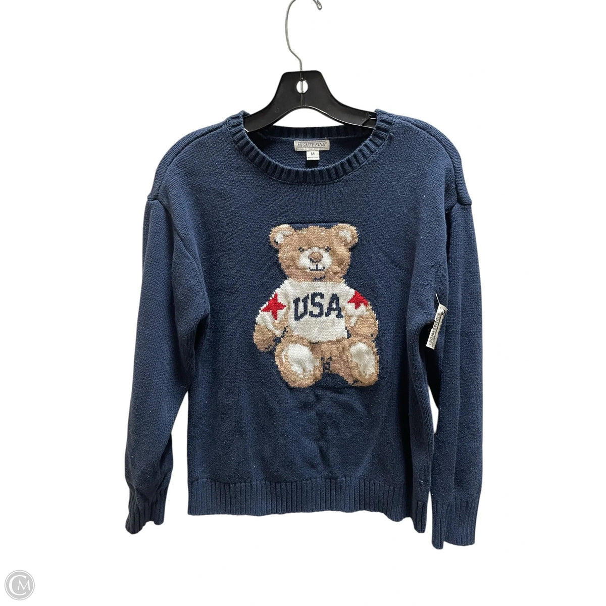 Sweater By Mighty Fine In Navy, Size: M