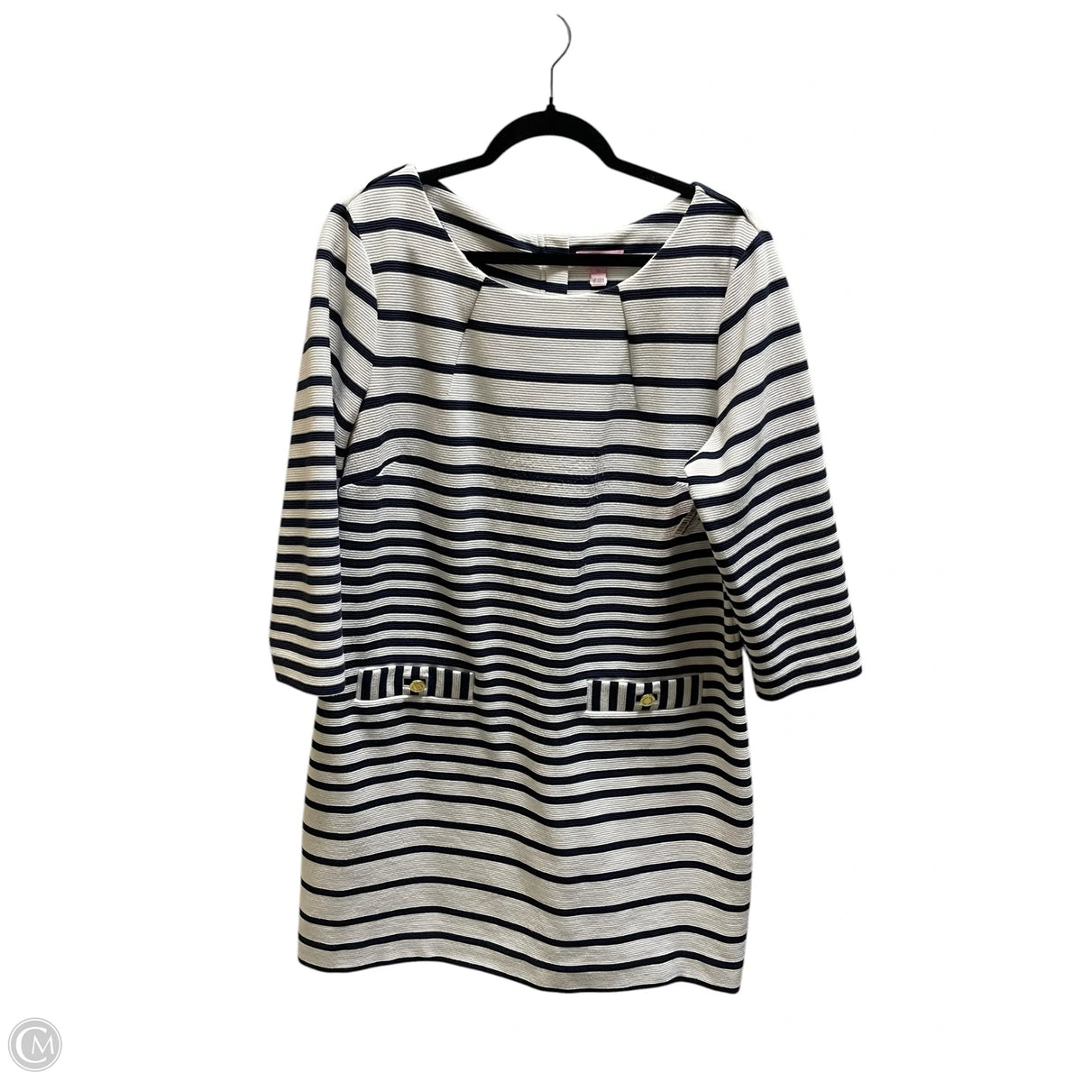 Dress Designer By Lilly Pulitzer In Striped Pattern, Size: Xl