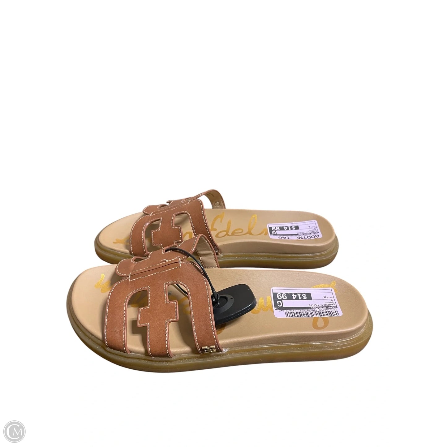 Sandals Flats By Sam Edelman In Brown, Size: 8