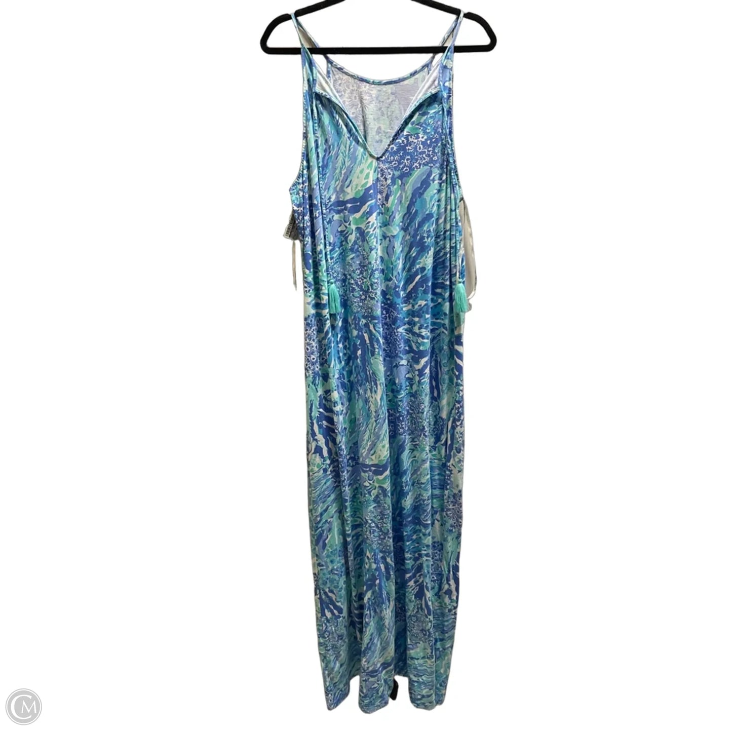 Dress Designer By Lilly Pulitzer In Blue, Size: Xl