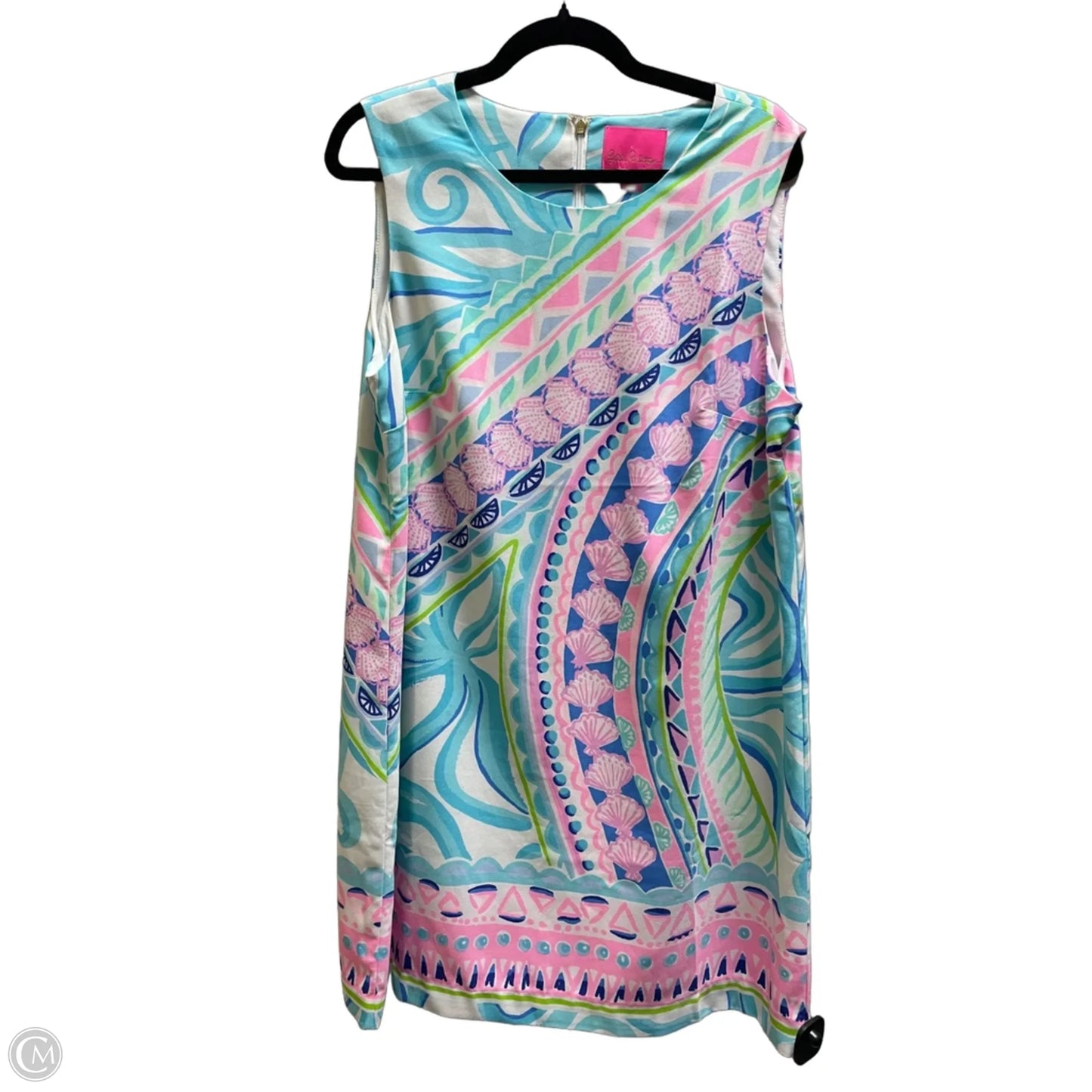 Dress Designer By Lilly Pulitzer In Blue & Pink, Size: Xl
