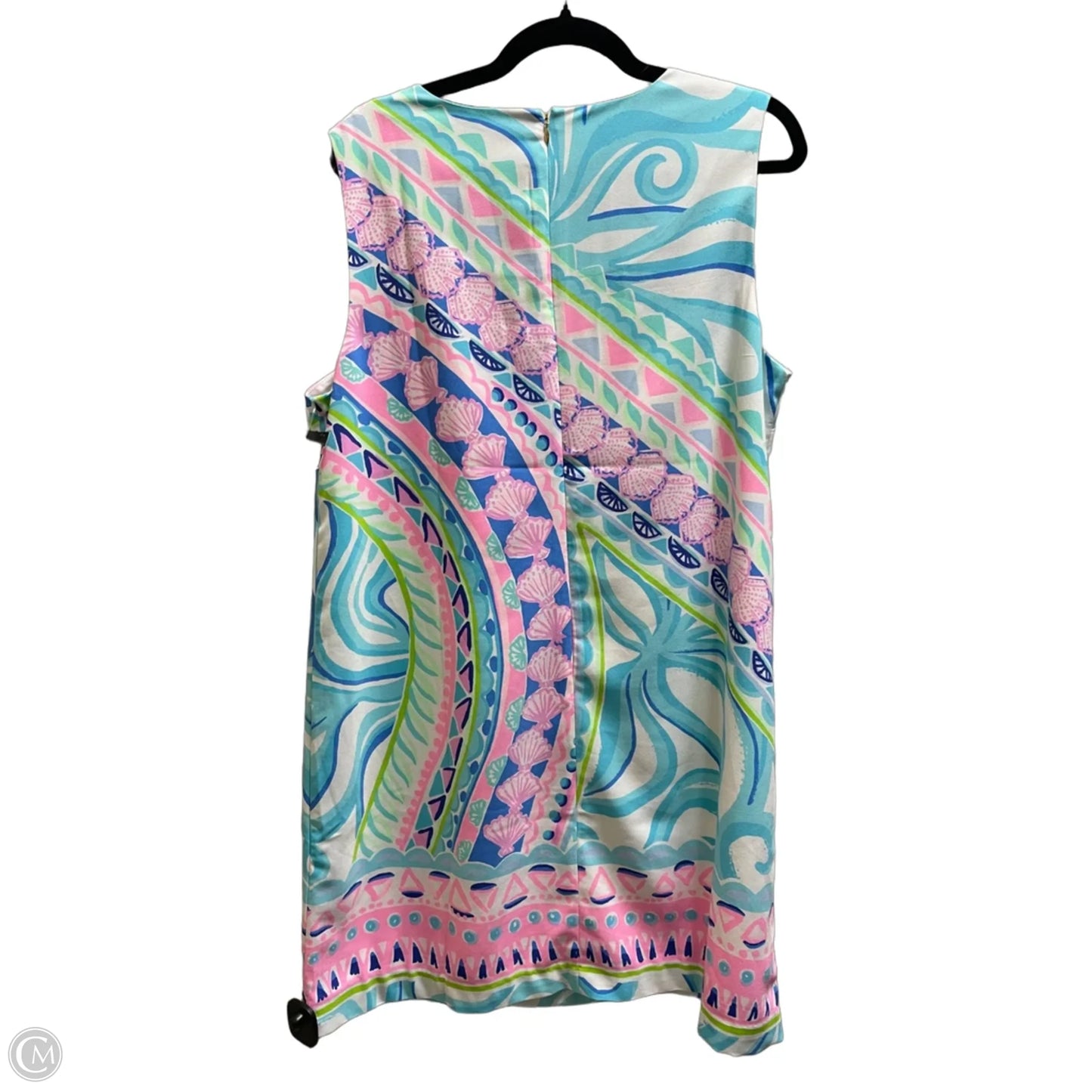 Dress Designer By Lilly Pulitzer In Blue & Pink, Size: Xl