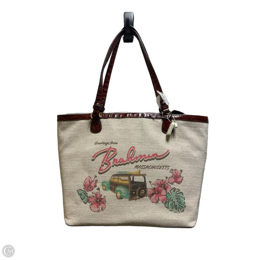 Handbag Designer By Brahmin, Size: Large
