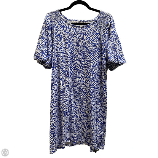 Dress Designer By Lilly Pulitzer In Blue, Size: Xl