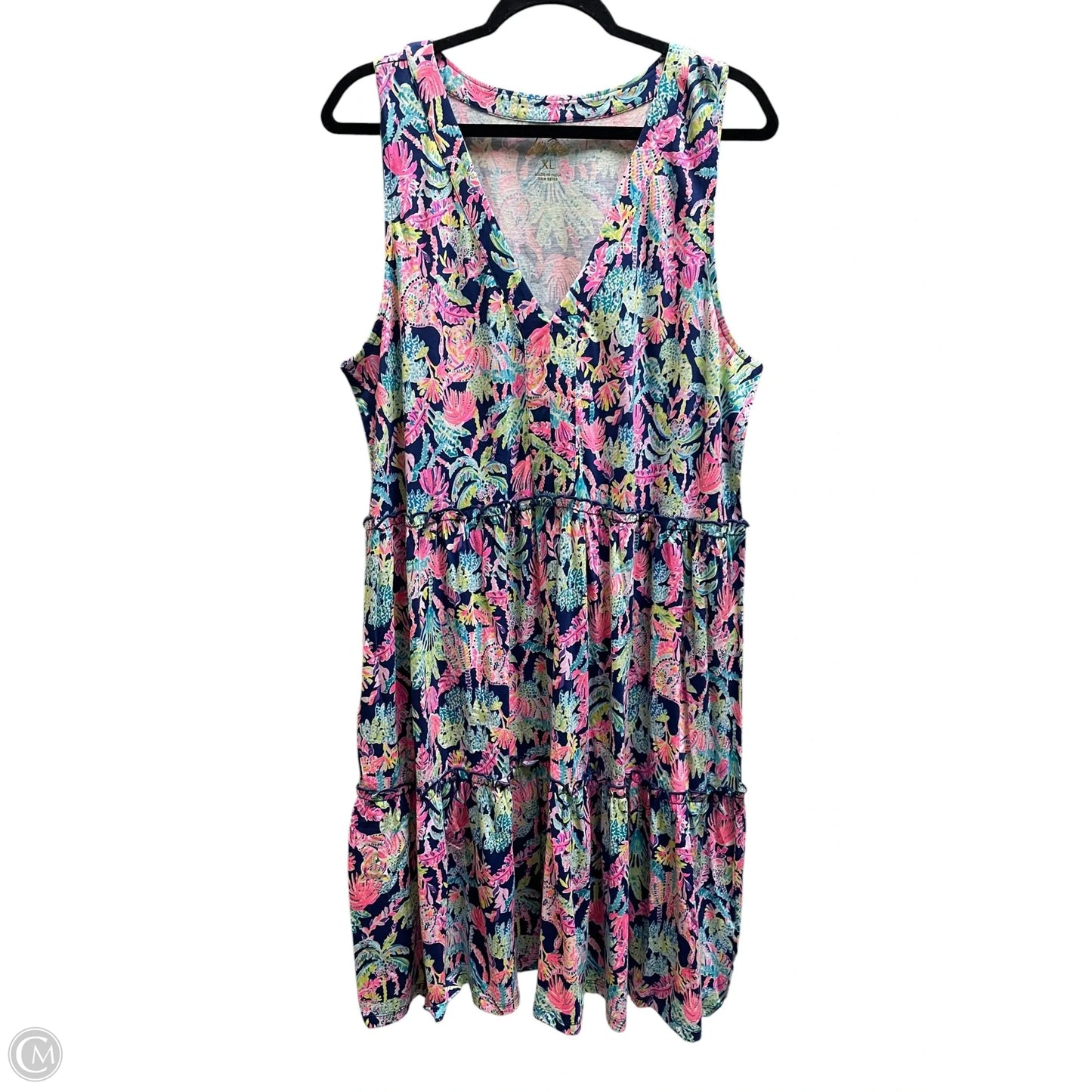 Dress Designer By Lilly Pulitzer In Navy, Size: Xl